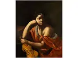 Allegorie der Musik by gennannt Il Pesarese Simone Cantarini, oil on canvas, offered Sep 2015