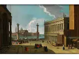 Markusplatz in Venedig by Luca Carlevarijs, oil on canvas, offered Jun 2016