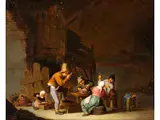 Bauernfamilie in Einer Scheune Beim Speisen by Adriaen van Ostade, oil on panel, sold Mar 2026
