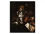 Stillleben mit Pokal by Pieter Gerritsz van Roestraten, oil on canvas, sold Jun 2023