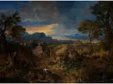 Landschaft mit Antikem Denkmal by genannt „Gaspard Poussin“ Gaspard Dughet, oil on canvas, offered Jul 2017