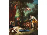 Bacchus und Ariadne by Sebastiano Ricci, oil on canvas, sold Sep 2025