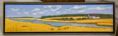 A House Near the Sea by G.K Griffith, oil on canvas, sold Apr 2025