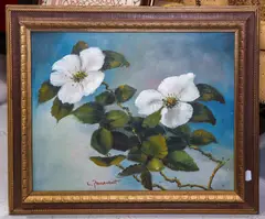 Untitled by L. Passanault, Oil on canvas, sold Apr 2025