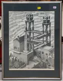 Untitled by Morits Cornelis Escher, lithograph, sold Apr 2025