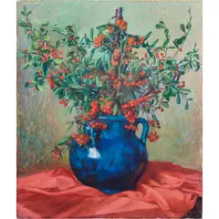 Gotas de Fuego by Róbert Berény, 1943, oil on canvas, sold Mar 2024