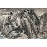 - Mountains. Hanging scroll by C.C. Wang, ink and color on paper, sold Mar 2024