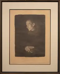 Untitled by Käthe Kollwitz, lithograph, sold Mar 2024