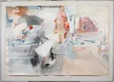 Sage Down by Mary Heebner, 1980, watercolor and mixed media, sold Mar 2024