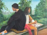 View of Central Park by Penny Purpura, Oil on Canvas, sold Jul 2025