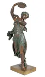 Untitled by Étienne Henri Dumaige, Bronze Sculpture of a Dancing Muse, sold Jul 2025
