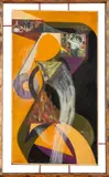 Abstract Surrealist Composition by Frank Hildbridge Meyer, Oil on Panel, sold Jul 2025
