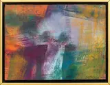 Abstract Composition by Donald Kunz, Oil on Canvas, sold Jul 2025