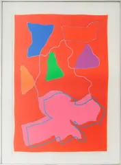 Odeon by Anthony Benjamin, 1970, Serigraph in Colors, sold Jul 2025