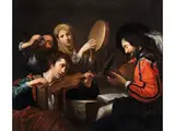 Das Konzert by Theodor Rombouts, oil on canvas, offered Dec 2023