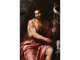 Johannes der Täufer by Domenico Fiasella il Sarzana, oil on canvas, sold Dec 2023