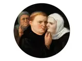 Martin Luther und Katharina von Bora by Pieter Brueghel d. J., oil, sold Jun 2021