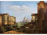 Venedig-vedute mit dem Palazzo Cavalli-franchetti by Giovanni Migliara, oil on canvas, sold Mar 2026