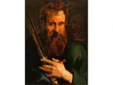 Apostel Paulus by Anthonius van Dyck, oil on panel, offered Mar 2022