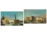 Canal Grande mit Blick auf die Karmeliterkirche Santa Maria di Nazareth by Apollonio Facchinetti, oil on canvas, sold Mar 2026
