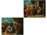 Tobias Begegnet Sara by Gaspare Diziani, oil on canvas, offered Sep 2015