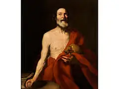 Der Büssende Heilige Hieronymus by Jusepe de Ribera, oil on canvas, sold Jul 2017