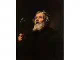 Bildnis des Heiligen Josef by Jusepe de Ribera, oil on canvas, sold Dec 2018
