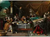 Die Liederliche Gesellschaft by Frans Francken d. J., oil on copper, offered Jun 2019