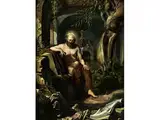 Der Heilige Hieronymus im Gehäuse by Matthijs Naiveu, oil on panel, offered Sep 2018