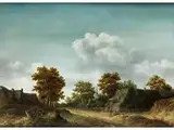 Sandiger weg ins Dorf by Pieter de Molijn, oil on canvas, offered Sep 2018