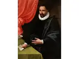 Portrait des Matteo di Dinozzo Lippi by Girolamo Macchietti, gen. Crocefissaio, 1535 Florenz – 1592 ebenda, oil on panel, sold Sep 2018