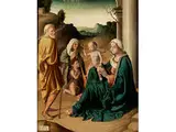 Heilige Familie mit Johannesknabenund Heiliger Anna by Marco Palmezzano, 1458 Forlì - 1539, oil on panel, sold Dec 2016