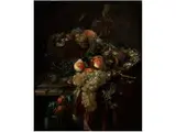 Grosses Früchtestillleben by Willem van Aelst, oil on canvas, sold Dec 2016