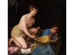 Versuchung des Josef by Gregorio Lazzarini, oil on canvas, sold Mar 2015