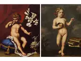 Allegorien der Gerechtigkeit und der Anmut by Taddeo Baldini, 1623 – 1694, oil on canvas, offered Dec 2018