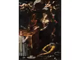 Enthauptung Johannes des Täufers by Claudio Ferit, oil on canvas, sold Sep 2025