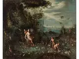 Untitled by Jan Brueghel d.J., oil on canvas, sold Dec 2022