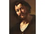Selbstbildnis by Mattia Preti, oil on canvas, sold Sep 2024