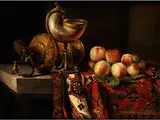 Pfirsichen by Pieter Boel, oil on canvas, sold Apr 2016