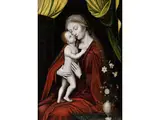 Die Madonna mit dem Jesusknaben by Ambrosius Benson, oil on panel, sold Dec 2023