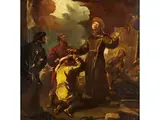 Das Wunder des Heiligen Antonius von Padua by Luca Giordano, oil on canvas, sold Sep 2025