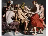 Jupiter Wird von Venus Zurechtgewiesen by Abraham Janssens, oil on canvas, sold Jun 2025