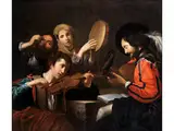 Das Konzert by Theodor Rombouts, oil on canvas, offered Mar 2024