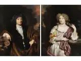 Portraits Eines Ehepaares by Nicolaes Maes, oil on canvas, sold Jun 2023