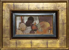 Still Life by Jean-Claude Bourgeois, oil on board, sold Mar 2024