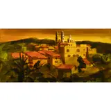 Untitled by Ed Diffenderfer, acrylic on board, sold Mar 2024