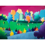 Vacation Land by Leo Posillico, 1991, acrylic on canvas, sold Apr 2024