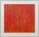 Red Color Field by Natvar Bhavsar, 1970, Serigraph in Colors, sold Jul 2025