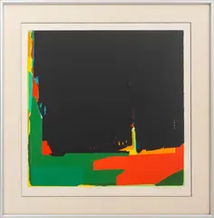 Of Red + Green by Mario Dubsky, 1972, Serigraph in Colors, sold Jul 2025