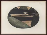 Hedge Fortress by Gerson Leiber, 1998, Pastel on Paper, sold Jul 2025